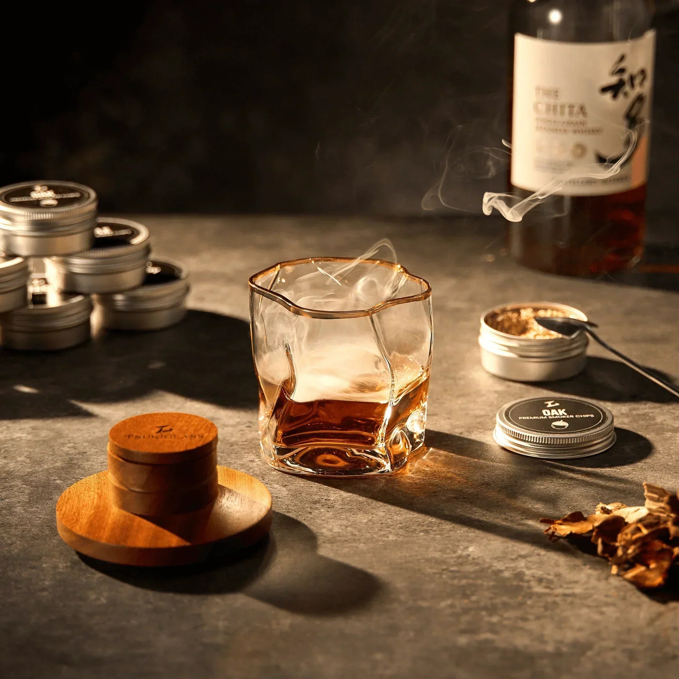 Tsuki Smoker Kit For Cocktails